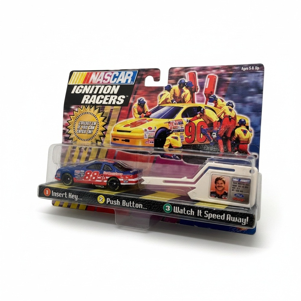 1997 Toy Biz Ignition Racers Dale Jarrett #88 Quality Care Ford NASCAR 1:64